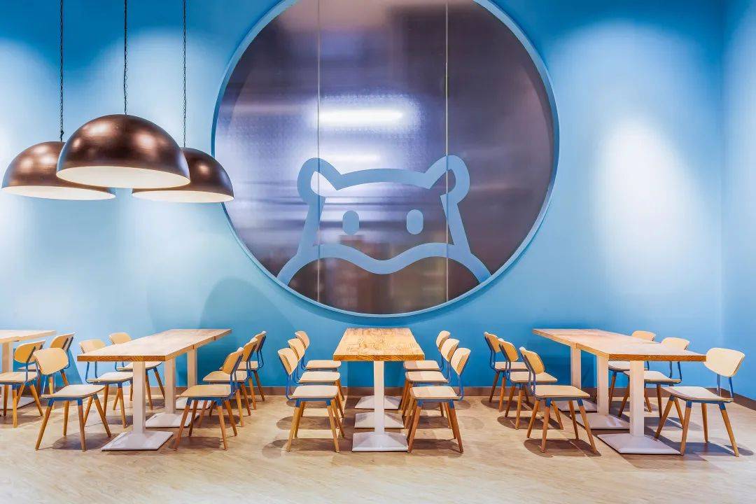 兴安阿里巴巴盒马机器人餐厅，打造未来概念的餐饮空间设计