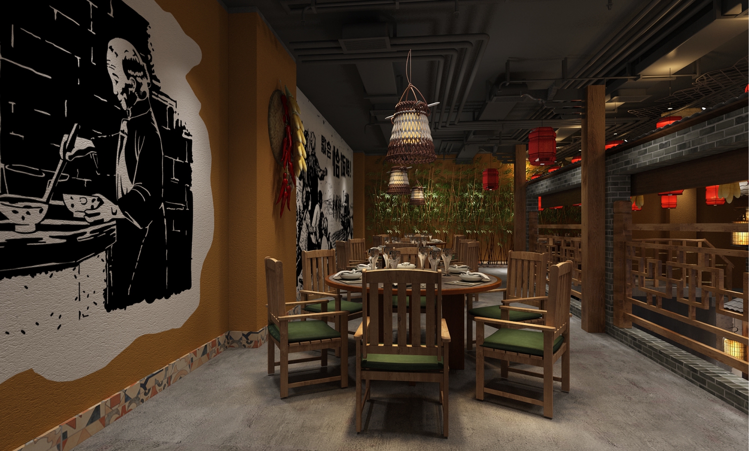 兴安巧用餐饮空间设计，让你的餐厅更具人气！